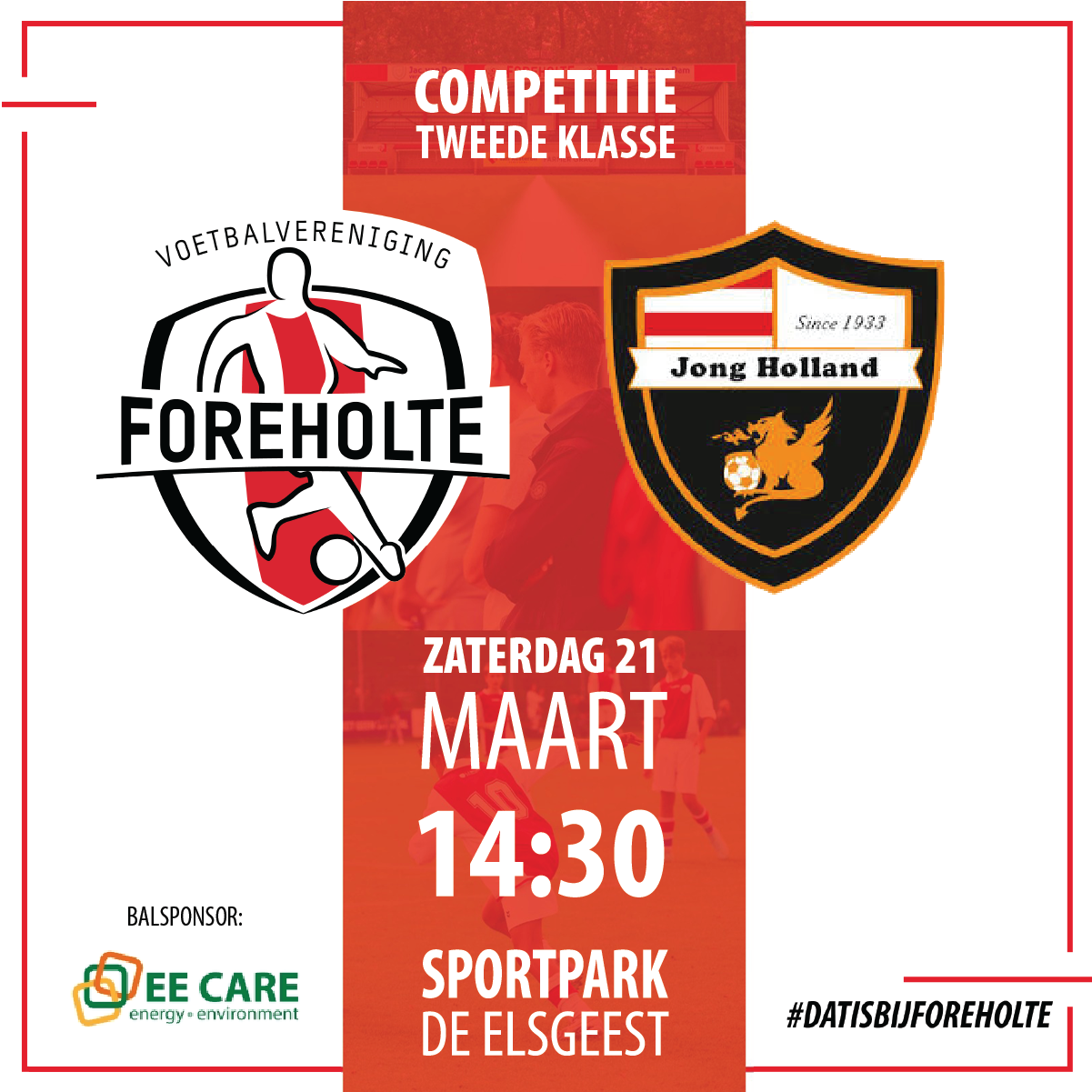 Derbydag! Jong Holland komt naar de Elsgeest