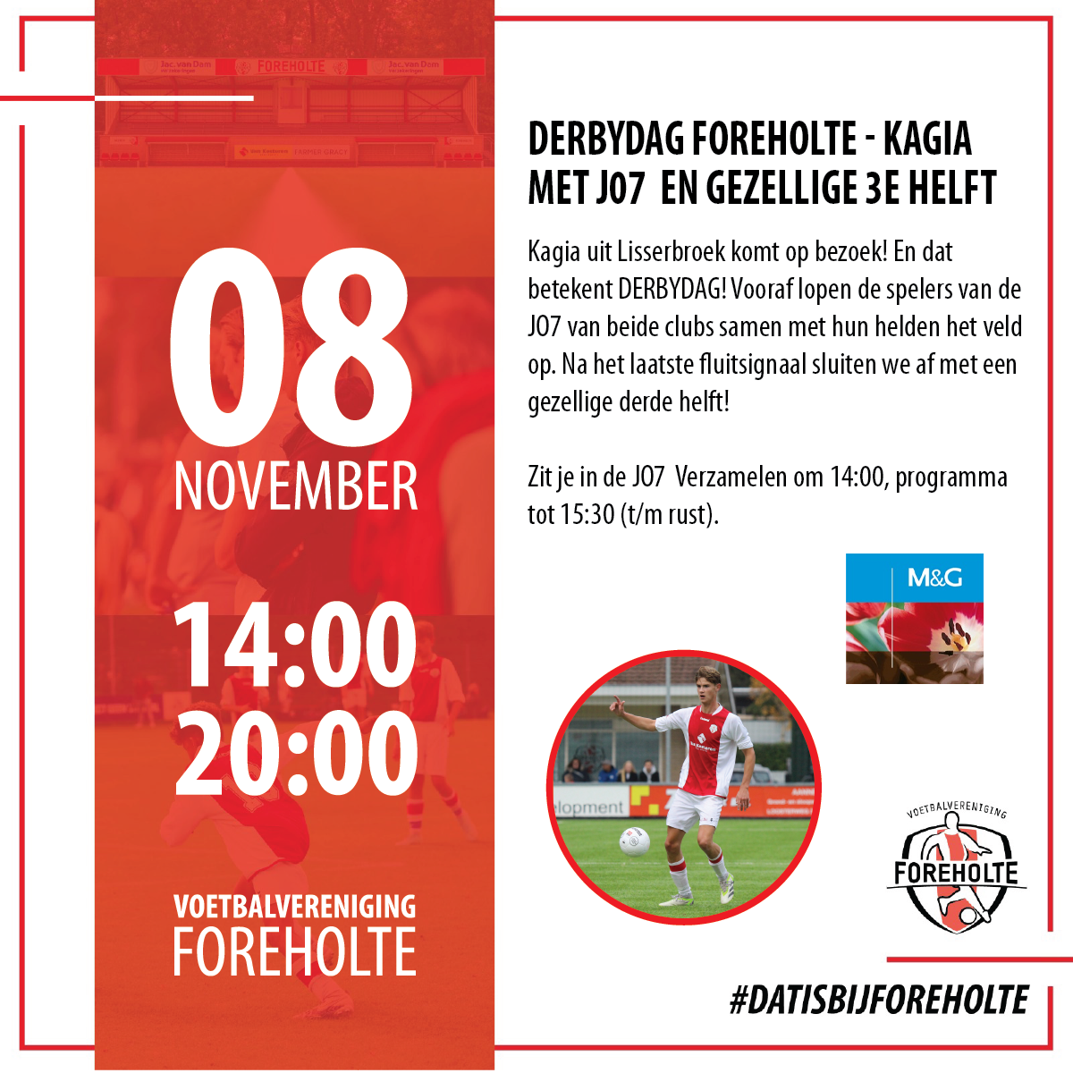 Super Saturday bij Foreholte: Derbydag tegen Kagia!