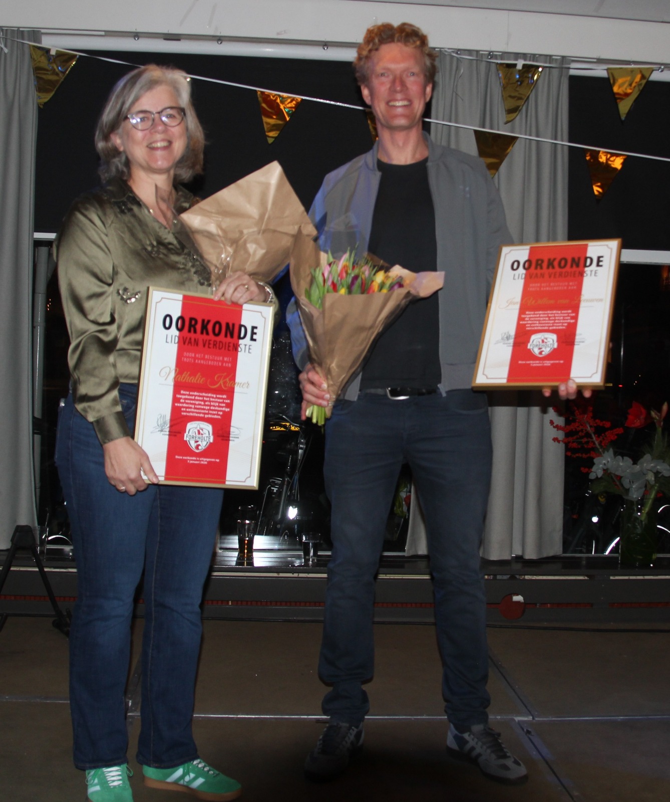 Foreholte benoemt twee nieuwe Leden van Verdienste