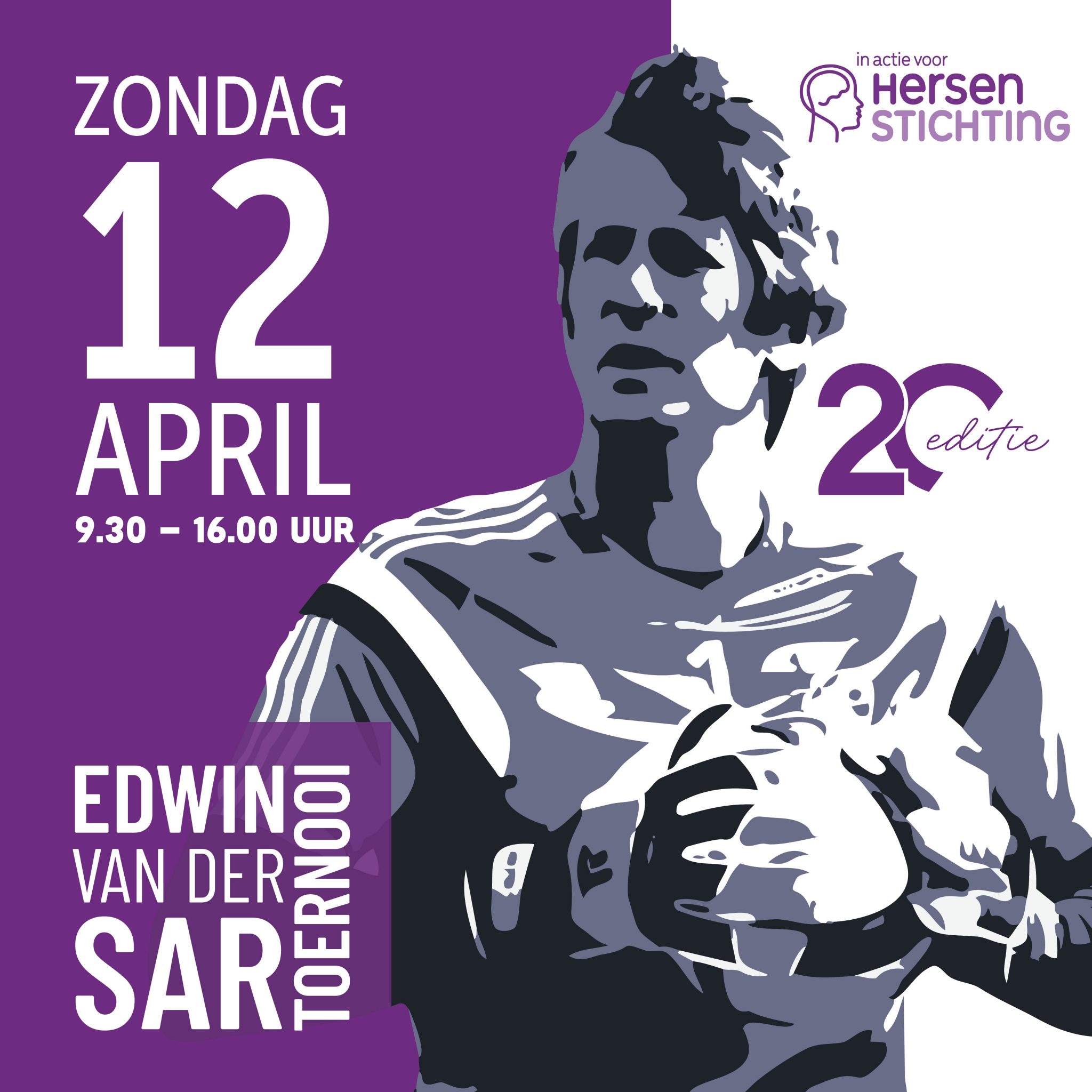 20 jaar Edwin van der Sar Toernooi; Samen in beweging voor gezonde hersenen