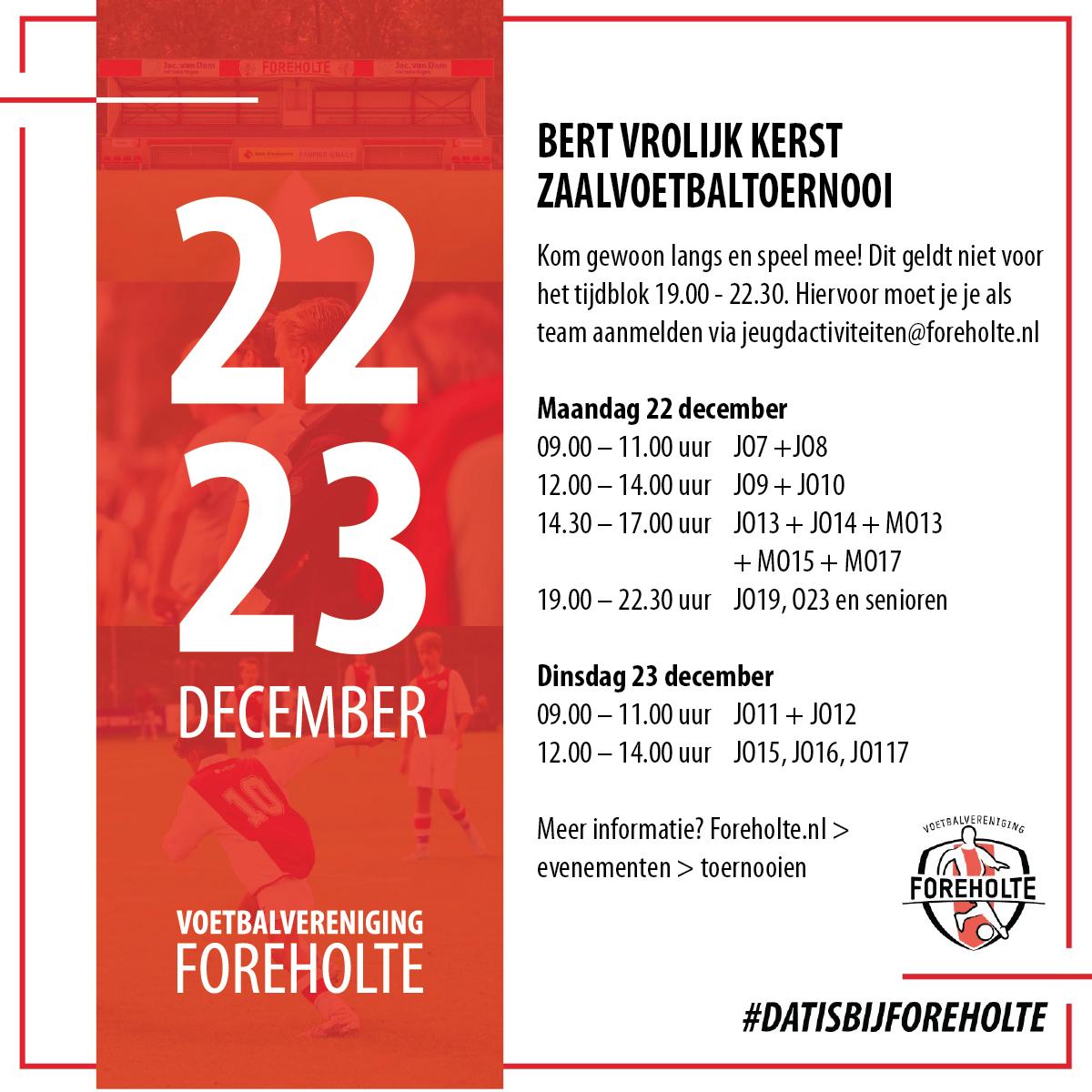 Bert Vrolijk kerstzaalvoetbaltoernooi & voetbalplaatjes ruilbeurs
