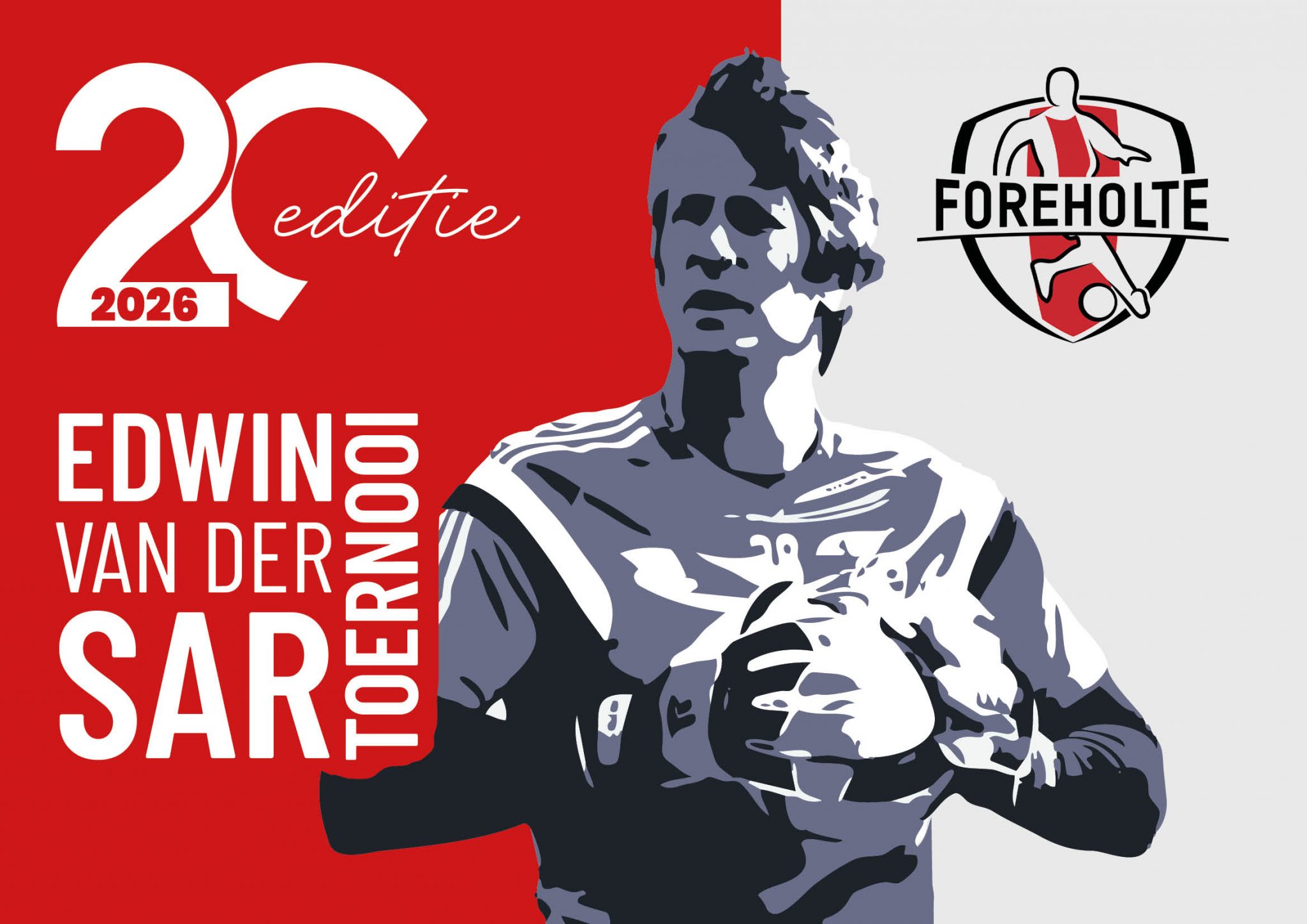 Jubileumeditie Edwin van der Sar Toernooi op 12 april